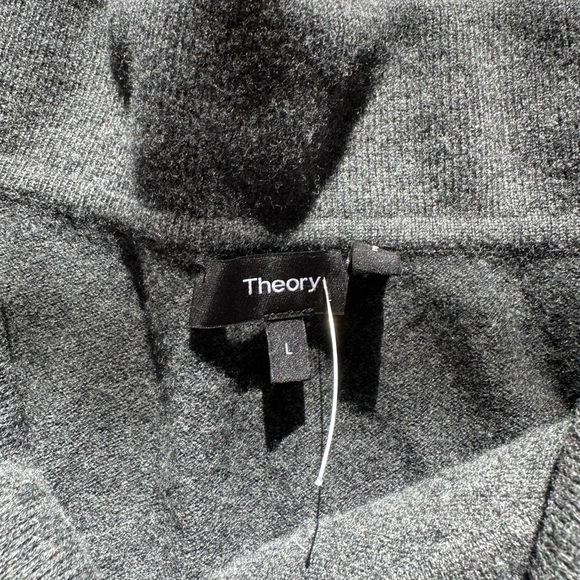 Vince Merino Wool Off the Shoulder Charcoal Gray Sweater Maxi Bodycon Dress Lrg - Picture 3 of 4